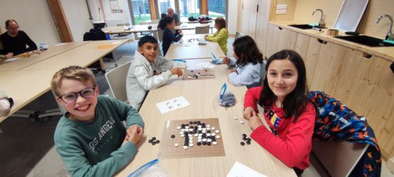 Participants à l'atelier Jeux de Go