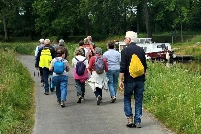Groupe de randonneurs en sortie