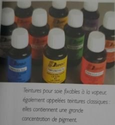 Teintures pour soie