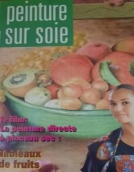 Création en soie peinte à la main
